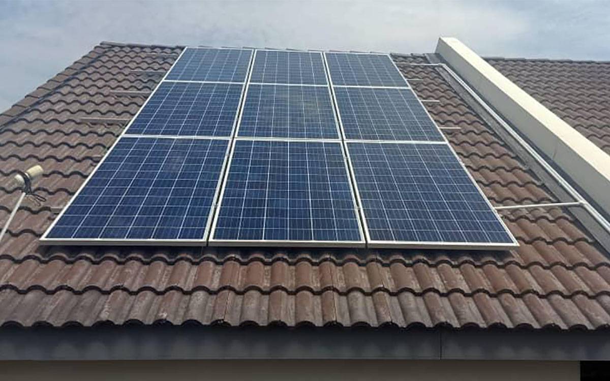 Residential solar panels installed by Solarvest