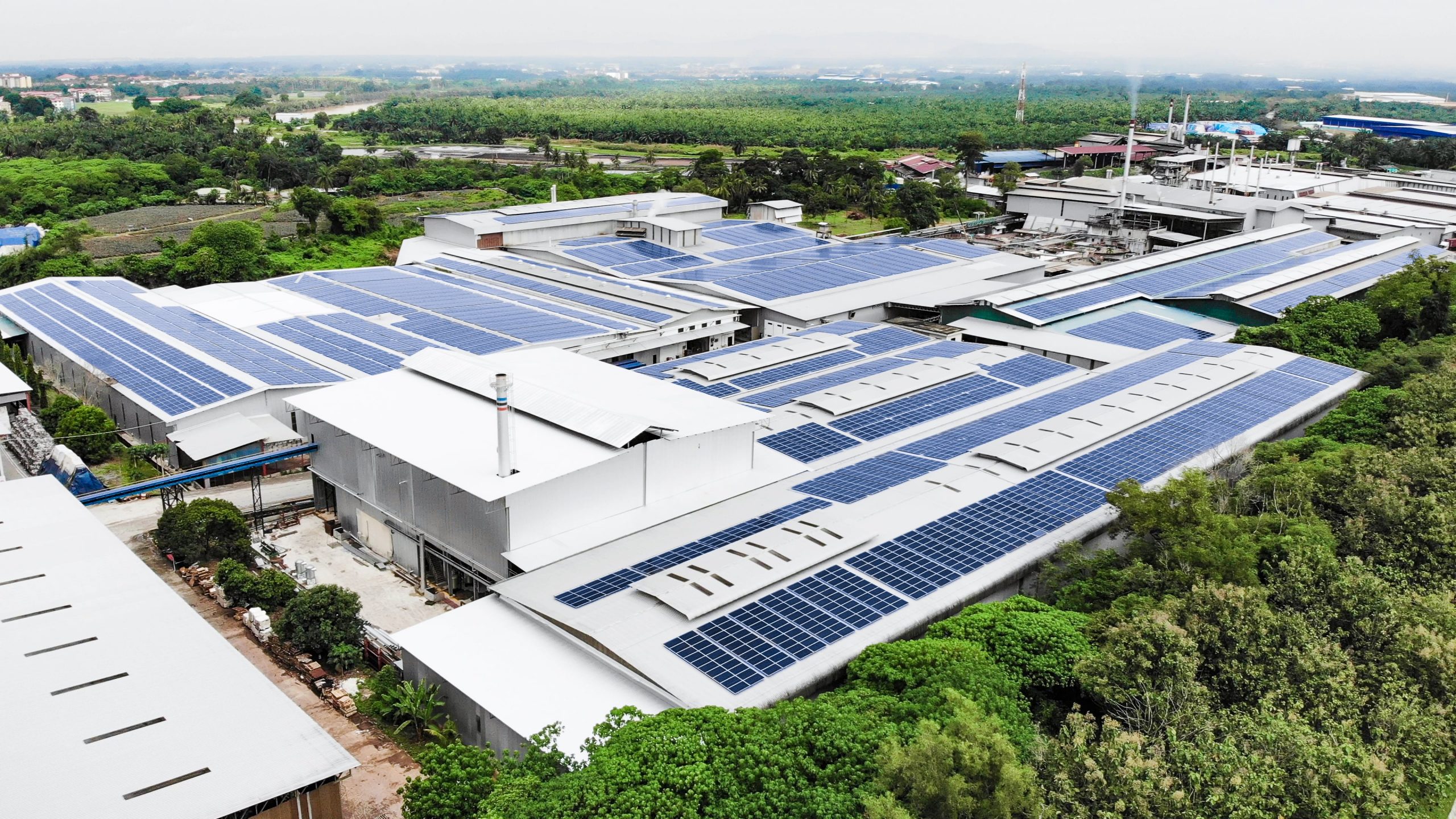 Nibong Tebal Paper Mill’s Factory Solar Panels installed by Solarvest