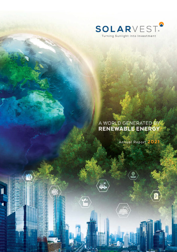 Solarvest Sustainability Statement FYE2021 report cover