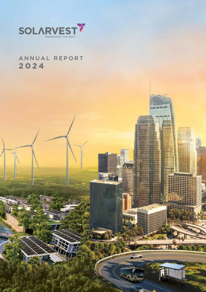 Solarvest Sustainability Statement FYE2024 report cover